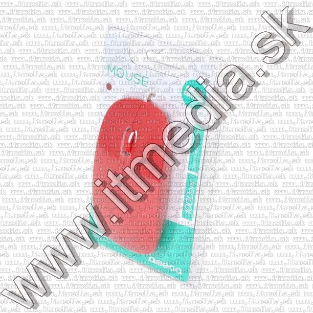 Image of Omega optikai egér USB (OM-414) *Gumírozott Piros* 1000dpi (42592) (IT10817)