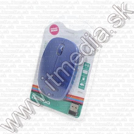 Image of Omega optikai egér Vezeték Nélküli (OM-420) *Kék* 1000dpi (42862) (IT11836)