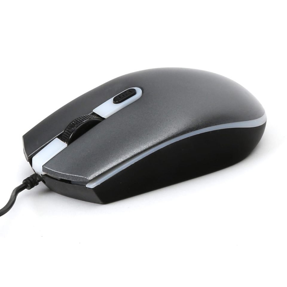 Image of Omega Optical Mouse USB (OM 550G) Grey 1600dpi [45541] (IT14771)