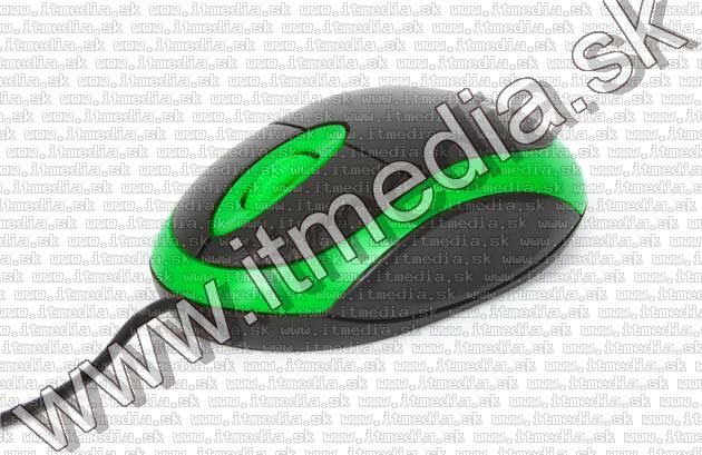 Image of Omega Optical Mouse USB (OM 06V) 800dpi Green (41879) (IT9659)