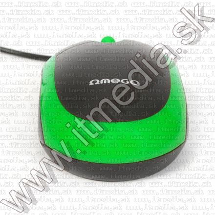Image of Omega Optical Mouse USB (OM 06V) 800dpi Green (41879) (IT9659)