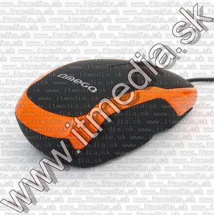 Image of Omega Optical Mouse USB (OM 72) 800dpi *Black-Orange*(40287) (IT10803)