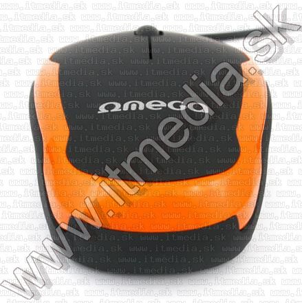 Image of Omega Optical Mouse USB (OM 72) 800dpi *Black-Orange*(40287) (IT10803)