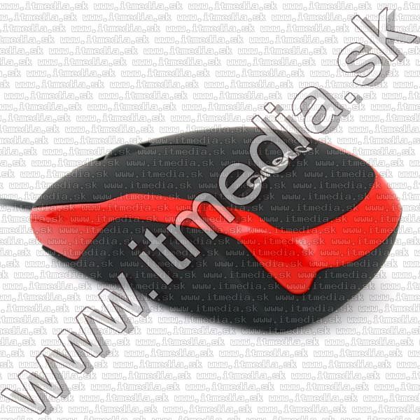 Image of Omega Optical Mouse USB (OM 72) 800dpi *Black-Red* (IT8837)