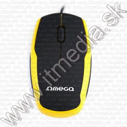 Image of Omega Optical Mouse USB (OM 72) 800dpi *Black-Yellow*(40290) (IT10804)