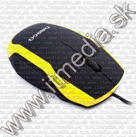 Image of Omega Optical Mouse USB (OM 72) 800dpi *Black-Yellow*(40290) (IT10804)