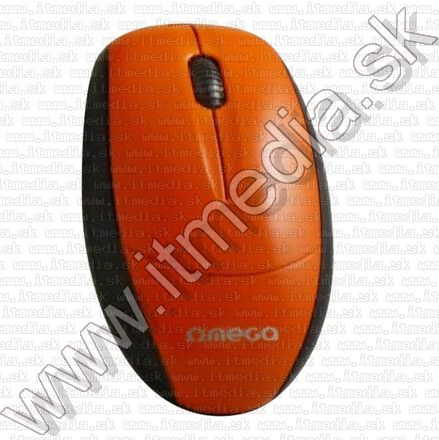Image of Omega Optical Mouse USB (OM 11V) 800dpi *ORANGE* (41580) (IT8829)