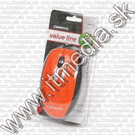 Image of Omega Optical Mouse USB (OM 11V) 800dpi *ORANGE* (41580) (IT8829)