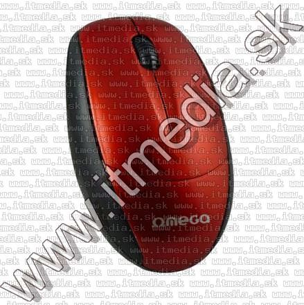 Image of Omega Optical Mouse USB (OM 11V) 800dpi *RED* (41582) (IT10492)
