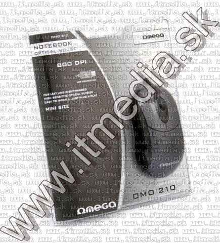Image of Omega Optical Mouse USB (OM 210) *Black-Grey* (IT8831)