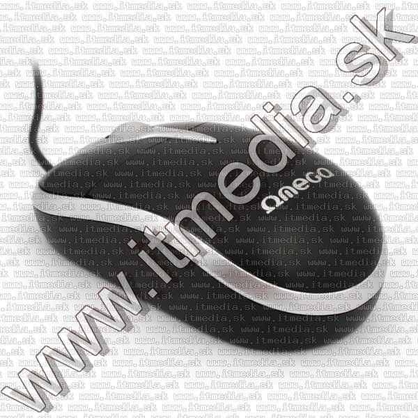 Image of Omega Optical Mouse USB (OM 224) *Black-Silver* (40622) (IT8834)
