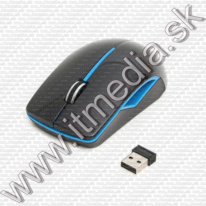 Image of Platinet optikai egér Vezeték Nélküli (OM-417) *Kék* 1200dpi (43106) (IT11838)