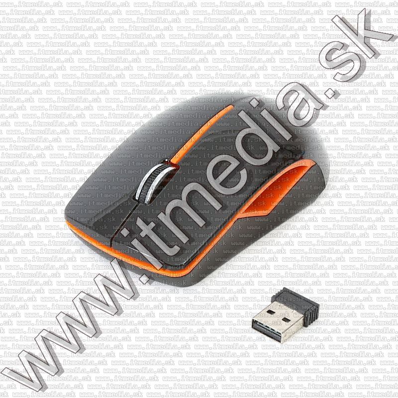 Image of Platinet optikai egér Vezeték Nélküli (OM-417) *Narancs* 1200dpi (43109) (IT11841)