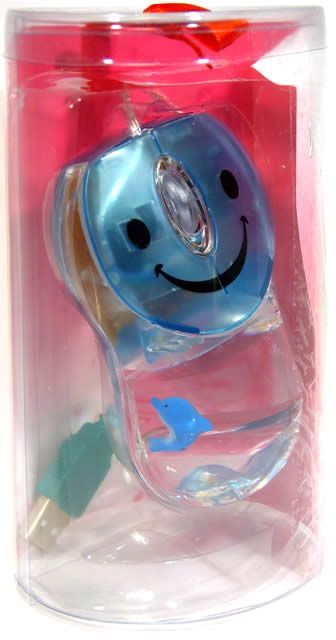 Image of Optical Water Mouse USB Blue *Dolphin* (IT4150)