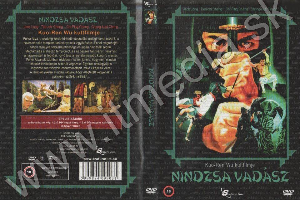 Image of Zsákbamacska DVD film (Nindzsa, Kungfu, Karate) 18-féle (IT12785)