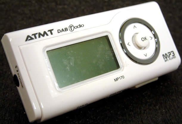 Image of ATMT MP-170 *1GB* MP3 Player + DAB radio *White* INFO! (IT3295)