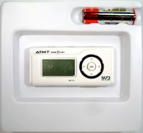 Image of ATMT MP-170 *1GB* MP3 Player + DAB radio *White* INFO! (IT3295)