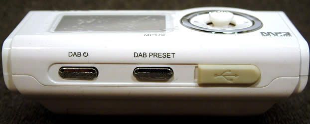 Image of ATMT MP-170 *1GB* MP3 Player + DAB radio *White* INFO! (IT3295)