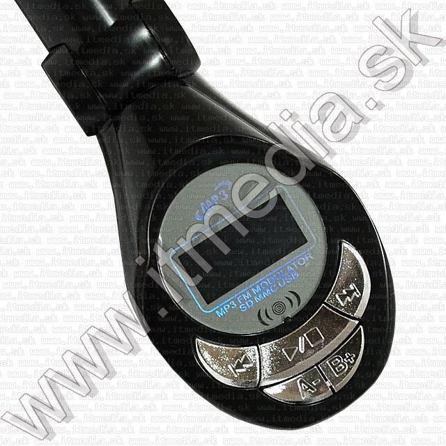 Image of Car FM MP3 player 4-in-1 microSD SD USB Line-In, 12V BULK (IT8644)