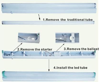 Image of Ledes neoncső T8 Természetes Fehér 10W 60cm 4200K 1000lumen !Info (IT11871)