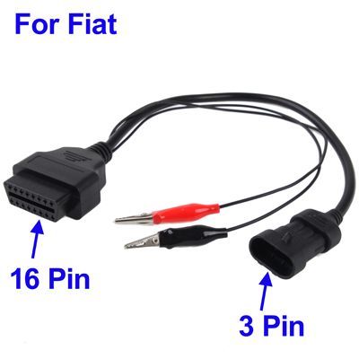 Image of OBD-II adapter kábel (3 pólusról 16 pólusra) Fiat (IT9138)