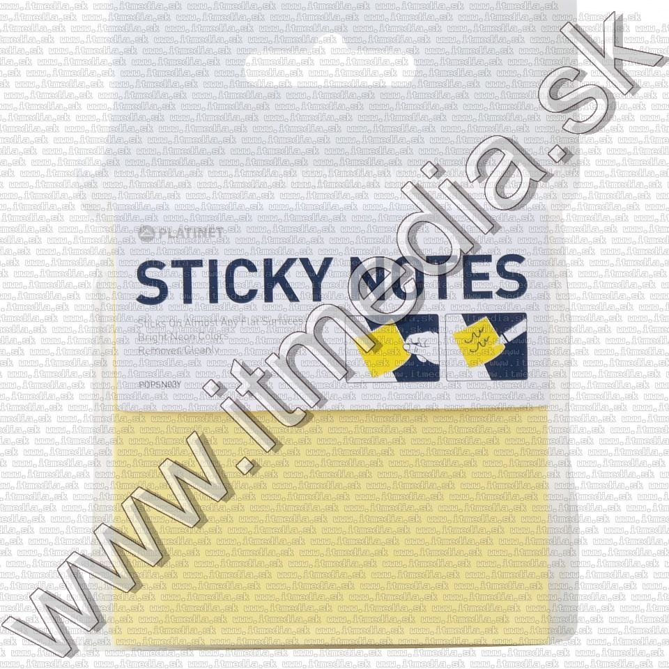 Image of Öntapadós Cetli 100db 75x75mm Sárga (IT11808)