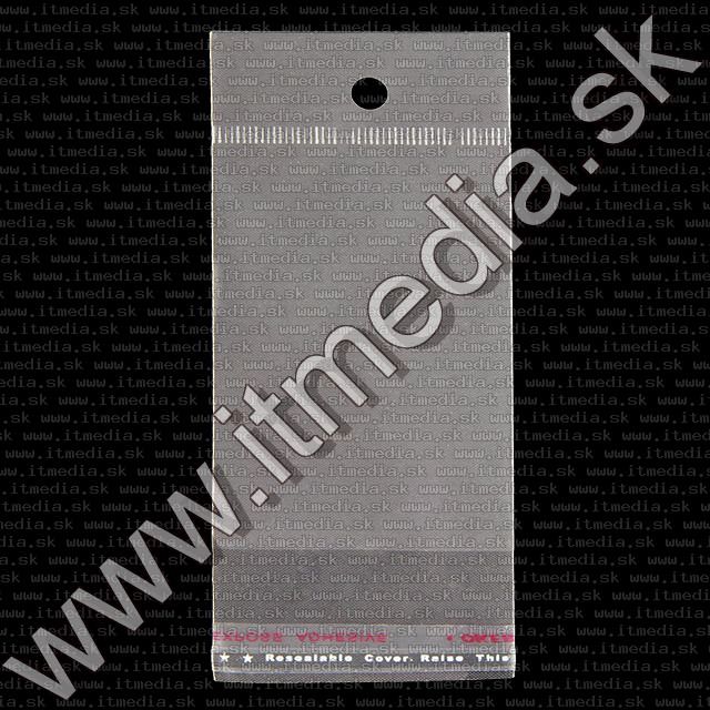 Image of Celofán zacskó öntapadós zárral 70x50mm (lyukkal) (IT10051)