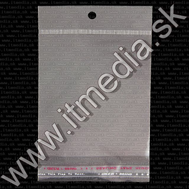 Image of Celofán zacskó öntapadós zárral 90x80mm (lyukkal) (IT10050)