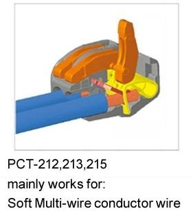 Image of Gyors Rugós kötőelem (WAGO) 0.5-2.5mm Dupla 16A (IT12881)