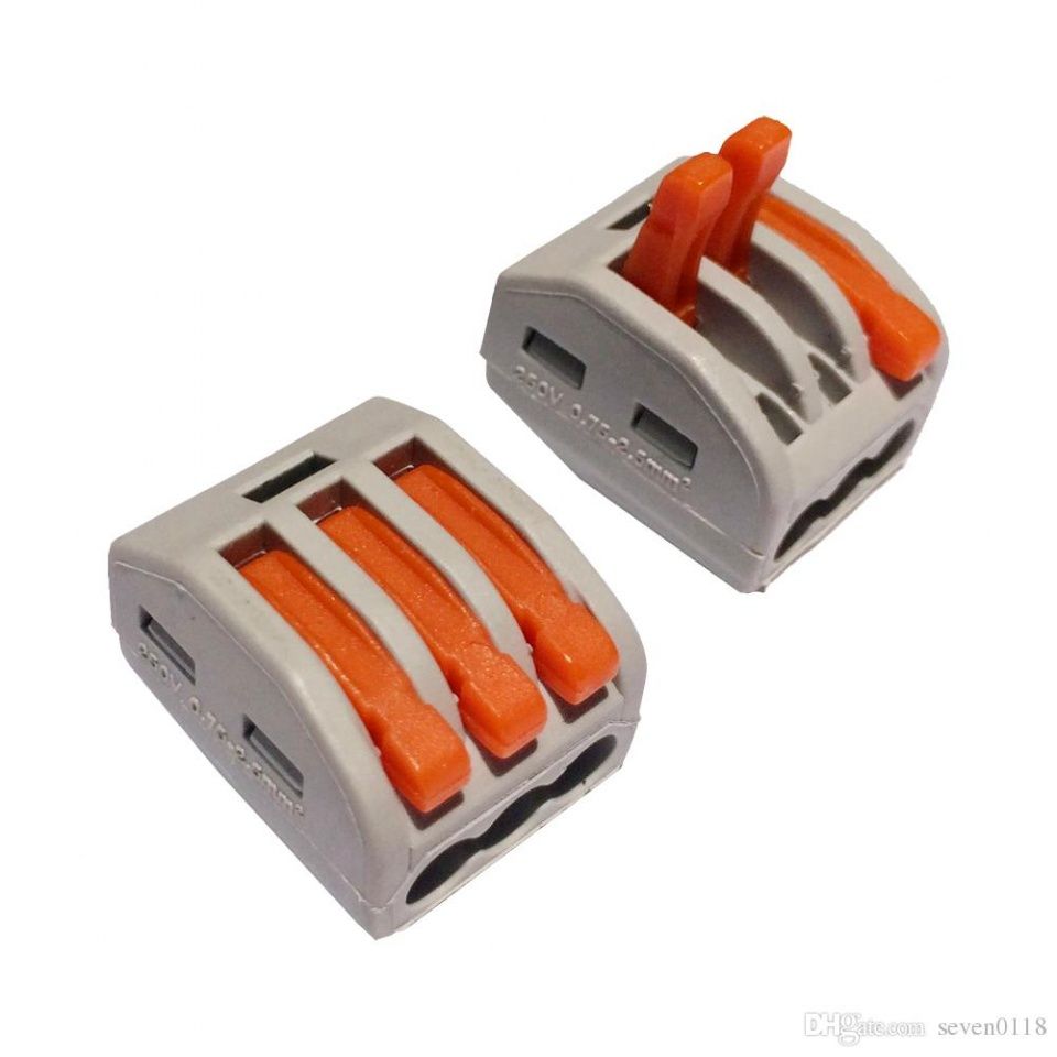 Image of Gyors Rugós kötőelem (WAGO) 0.5-2.5mm Tripla 16A (IT12885)