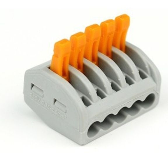 Image of Gyors Rugós kötőelem (WAGO) 0.5-2.5mm Ötös 16A (IT12886)