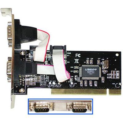 Image of IT Media PCI Serial (RS-232) controller card 2-port CH351Q (IT5778)