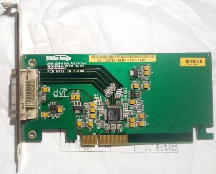 Image of Silicon Image Orion ADD2-N Dual Pad x16 sDVO DVI extention card INFO! (IT11296)