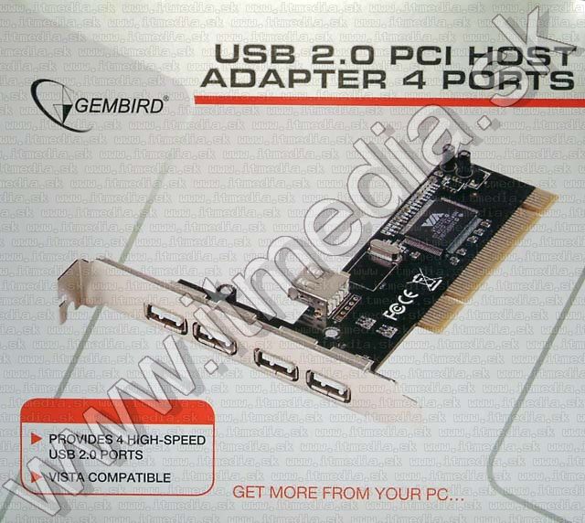 Image of PCI USB 2.0 Card 4+1 port (VIA chip) (IT1233)