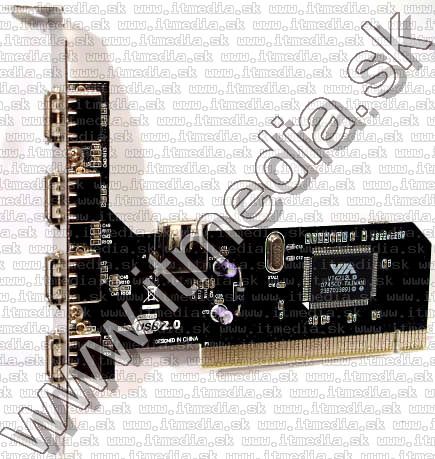 Image of PCI USB 2.0 Card 4+1 port (VIA chip) (IT1233)