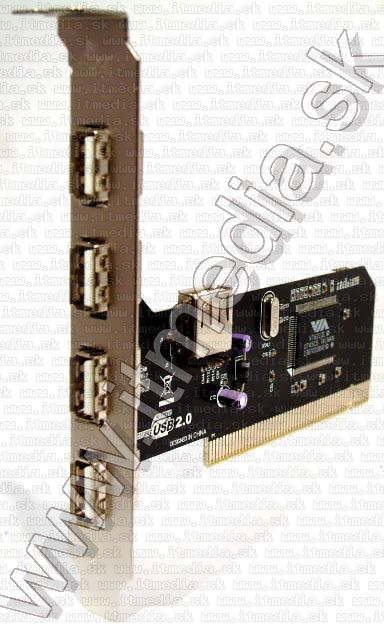Image of PCI USB 2.0 Card 4+1 port (VIA chip) (IT1233)