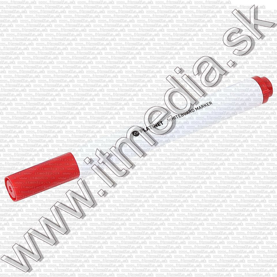 Image of Platinet Táblafilc (letörölhető) Piros (IT11807)