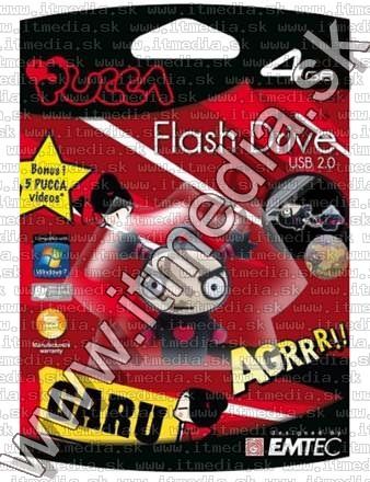 Image of Emtec Pendrive 4GB *Garu* *(Pucca) Silicone (IT13400)