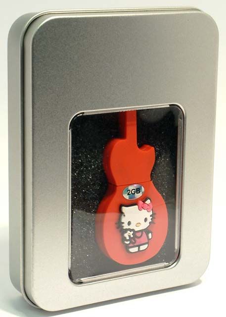 Image of Hello Kitty Guitar shape PenDrive 2GB (IT4352)