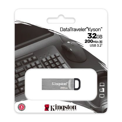 Image of Kingston USB 3.2 pendrive 32GB *KYSON* [200R] (IT14718)