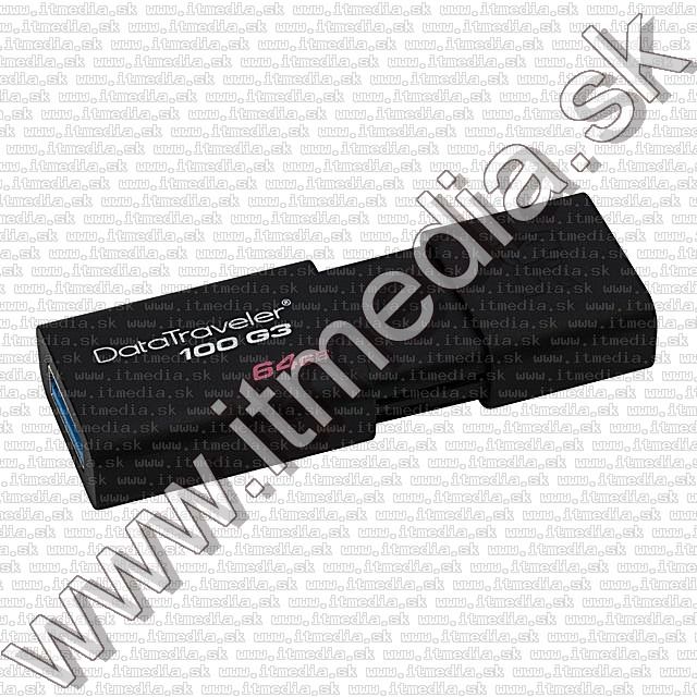 Image of Kingston USB 3.0 pendrive 64GB *DT 100 G3* (100/10 MBps) (IT8867)