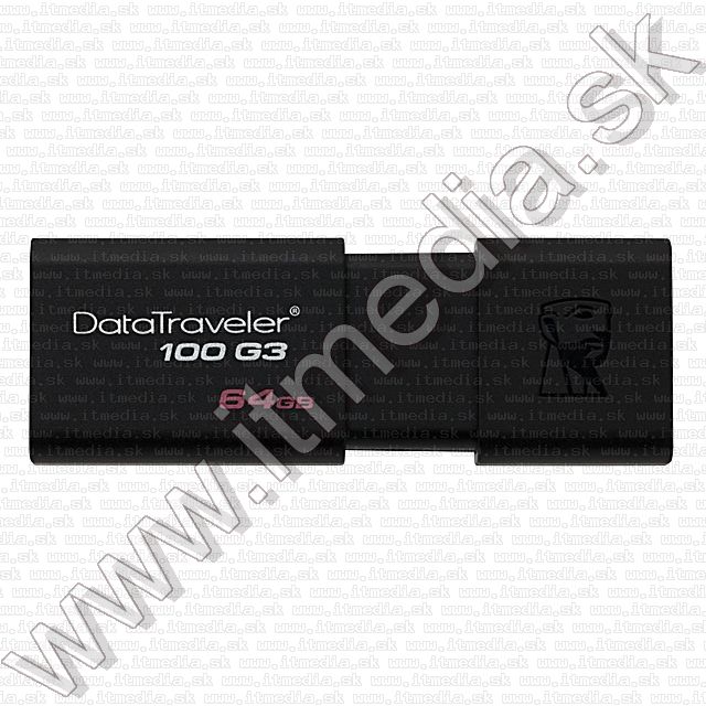 Image of Kingston USB 3.0 pendrive 64GB *DT 100 G3* (100/10 MBps) (IT8867)