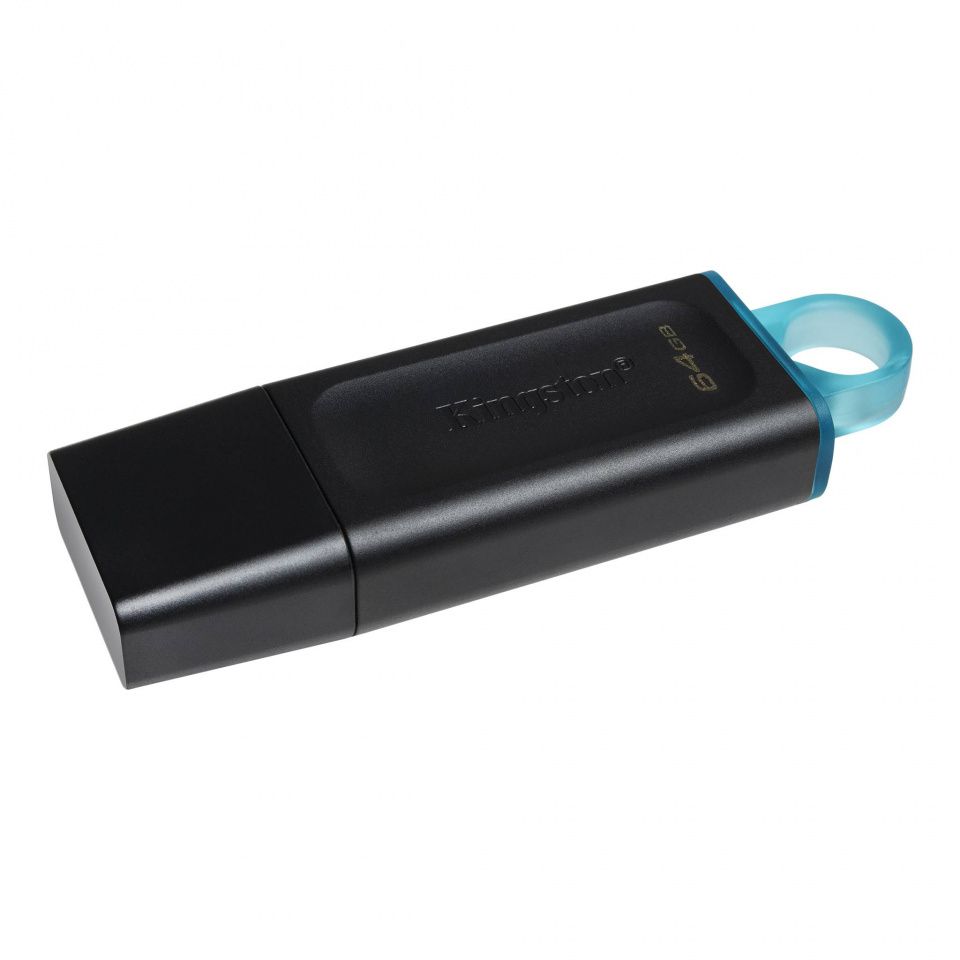 Image of Kingston USB 3.2 pendrive 64GB *EXODIA* Black-Teal (IT14716)