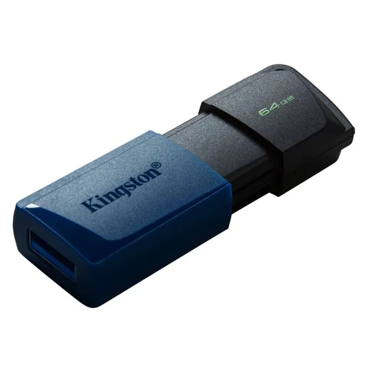 Image of Kingston USB 3.2 pendrive 64GB *EXODIA M* Black-blue (IT14797)
