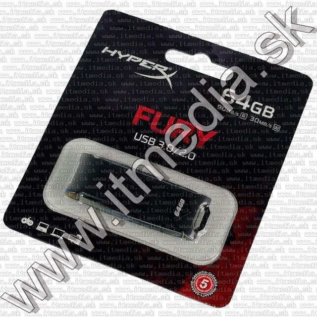 Image of Kingston USB 3.0 pendrive 64GB *HyperX Fury* (90/30MBps) (IT11445)