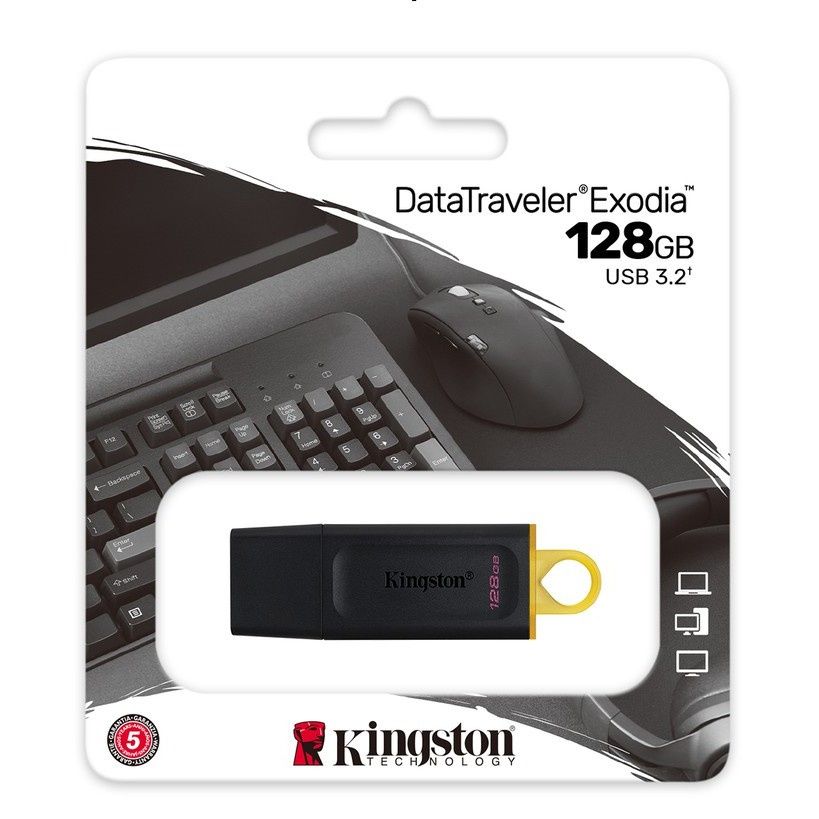 Kingston USB 3.2 pendrive 128GB *EXODIA* (IT14743) Image of Kingston USB 3.2 pendrive 128GB *EXODIA* (IT14743)