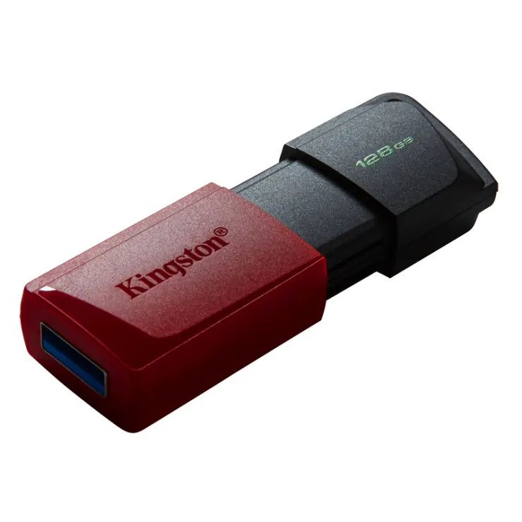 Image of Kingston USB 3.2 pendrive 128GB *EXODIA M* Black-Red (IT14798)