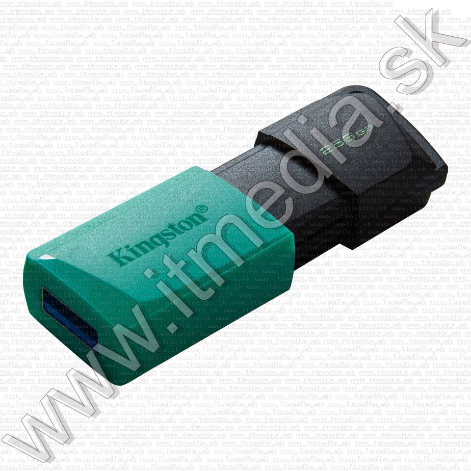 Image of Kingston USB 3.2 pendrive 256GB *EXODIA M* Black-Green (IT14799)