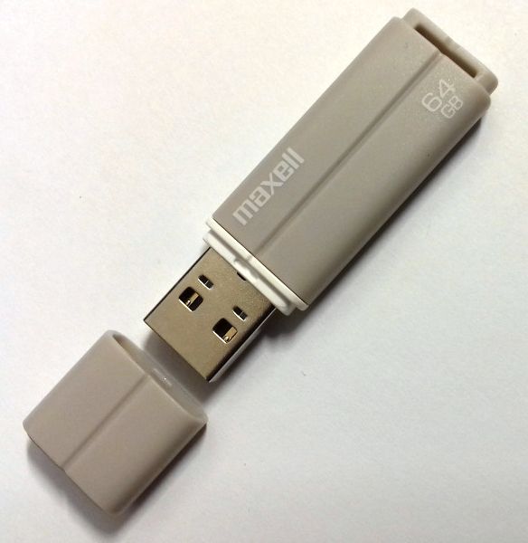 Image of Maxell USB 2.0 Pendrive 64GB BLACK 855058.00.CN [22R8W] SIL (IT13699)
