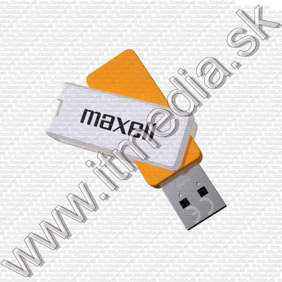 Image of Maxell Pendrive 32GB *Typhoon* *WHITE-ORANGE* USB 2.0 (IT13818)